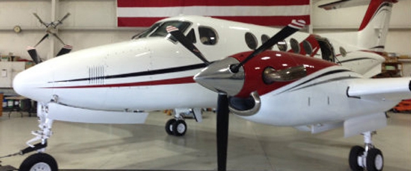 Photo of King Air aircraft